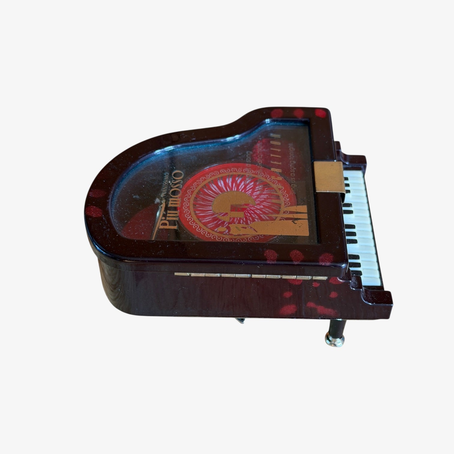 Vintage Mini Kings Grand Piano Jewelry/Musical Box