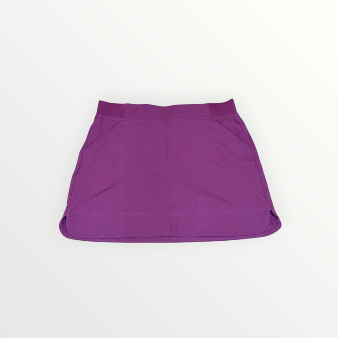 32 DEGREES Ladies' Skort Violet Athletic Skirt With Side Pocket & Elastic Waist Size: S