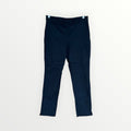 Anne Klein's Pull-on Stretch Ankle Pants Black, Size: 12