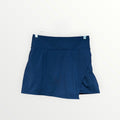 ATHLETA High-waisted Wrap-front Volley Skort Athletic Skirt Navy Blue, Size: S
