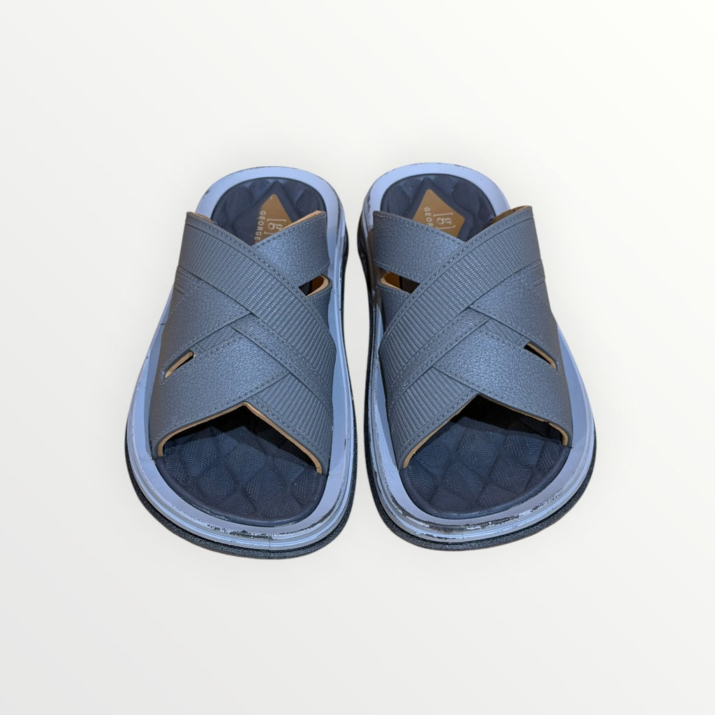 George Men's Crossband Slide Sandal Size: 7