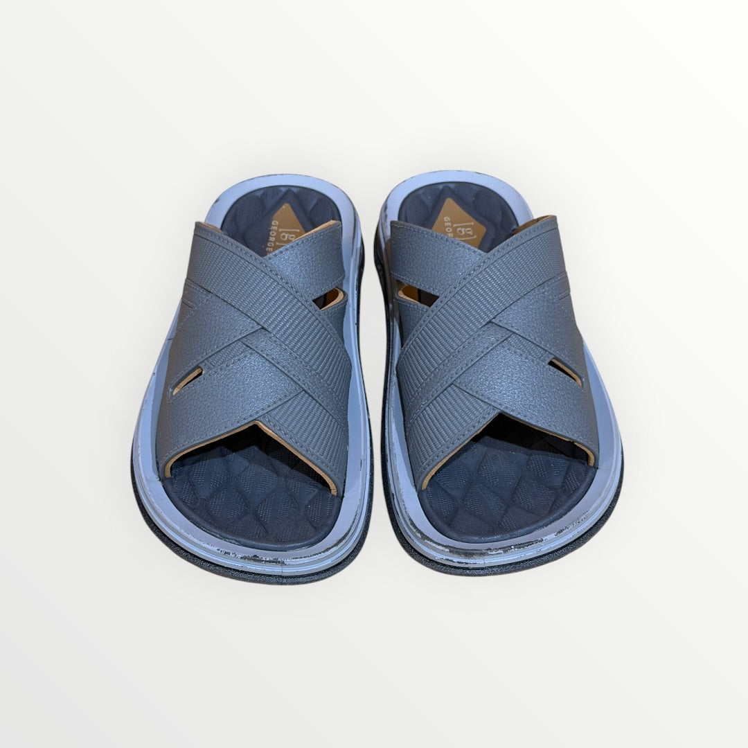 George Men's Crossband Slide Sandal Size: 7