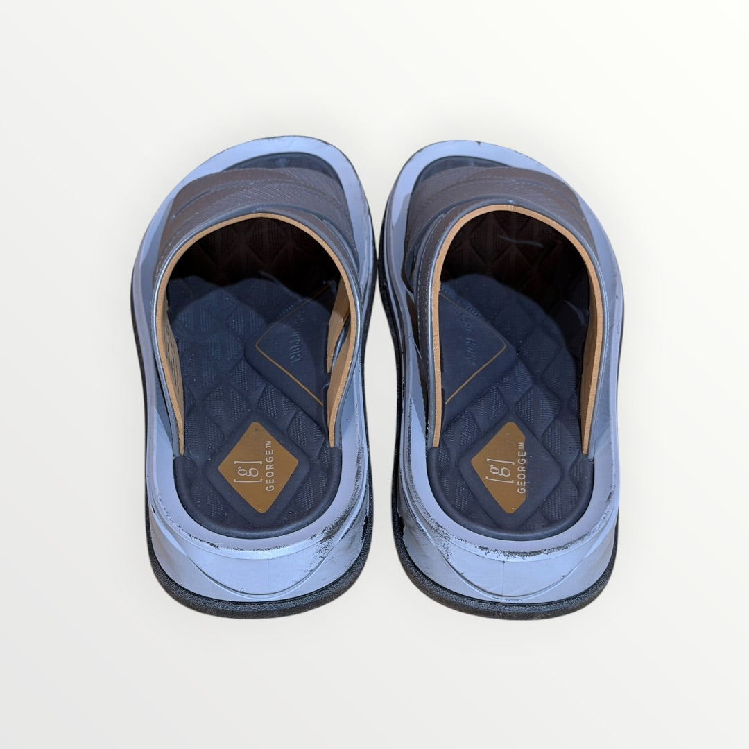George Men's Crossband Slide Sandal Size: 7