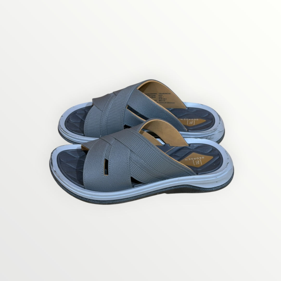 George Men's Crossband Slide Sandal Size: 7
