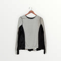 Lands End Women's Black White Sport Top Long Sleeve Size: M