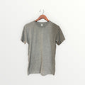 American Apparel Unisex Adult Tri-Blend Crewneck Track Short Sleeve T-Shirt Gray, Size: PS