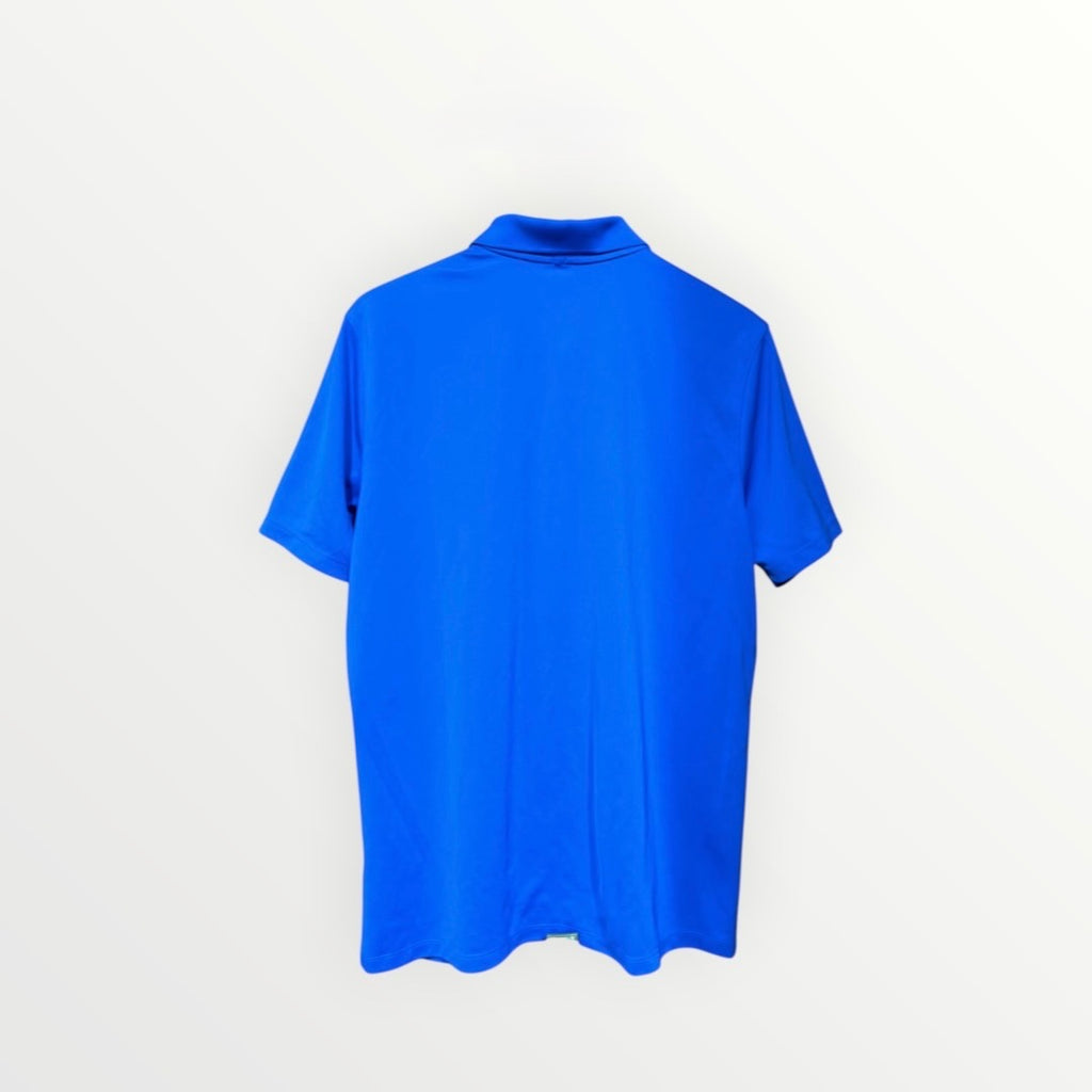 Men's POLO RALPH LAUREN Casual Solid Blue Short Sleeve Polo Shirt Size: 2XLT Tall