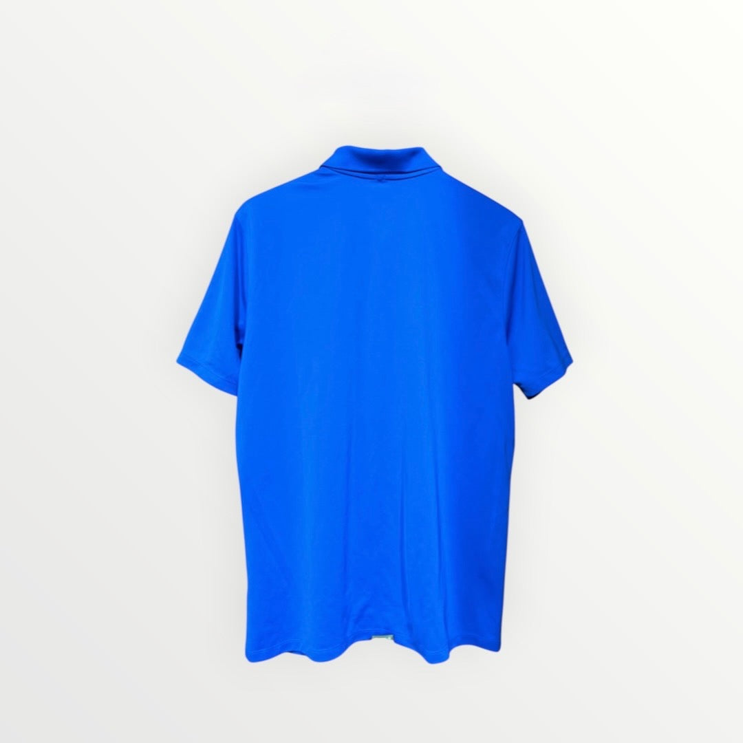 Men's POLO RALPH LAUREN Casual Solid Blue Short Sleeve Polo Shirt Size: 2XLT Tall