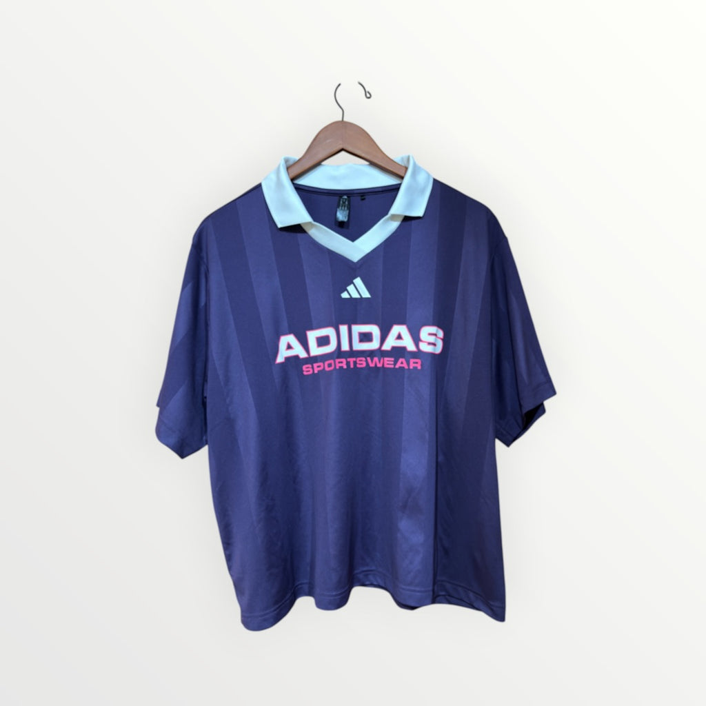 Purple adidas Women's Tiro Sportswear Polo Size: L