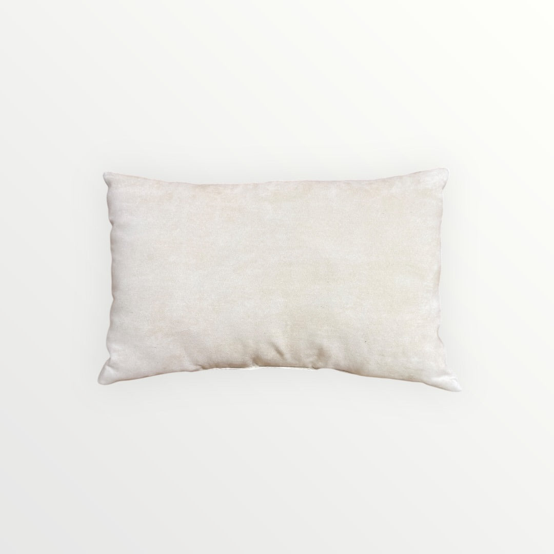 "Love" Paw Print Woven Throw Pillow 18" x 10"