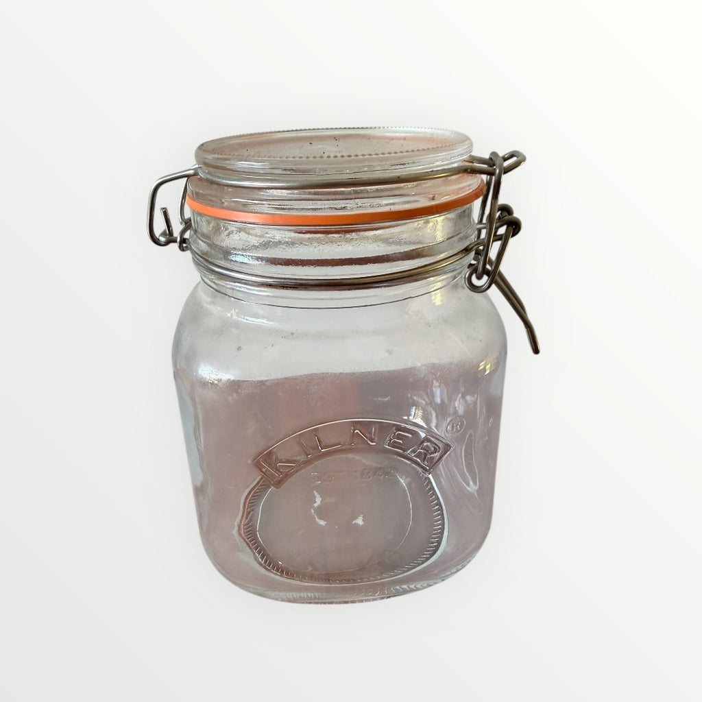 Kilner Swing Top Square Glass Jar | 1L