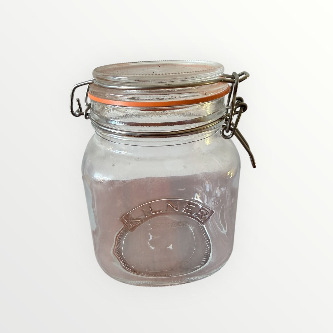 Kilner Swing Top Square Glass Jar | 1L
