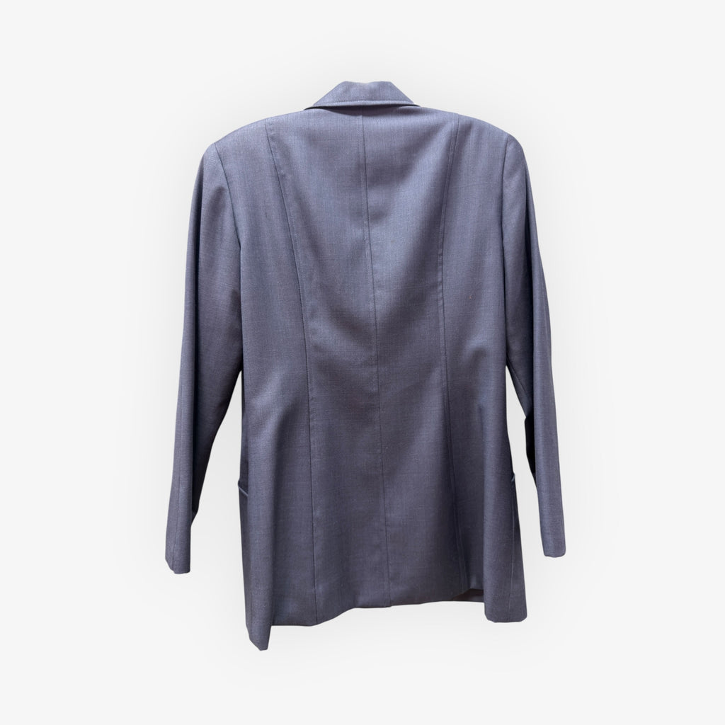 BURBERRYS Vintage Womens Blazer Navy Blue Size: 6P