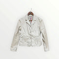 Old Navy Lightweight Cotton Blazer Jacket Size: S