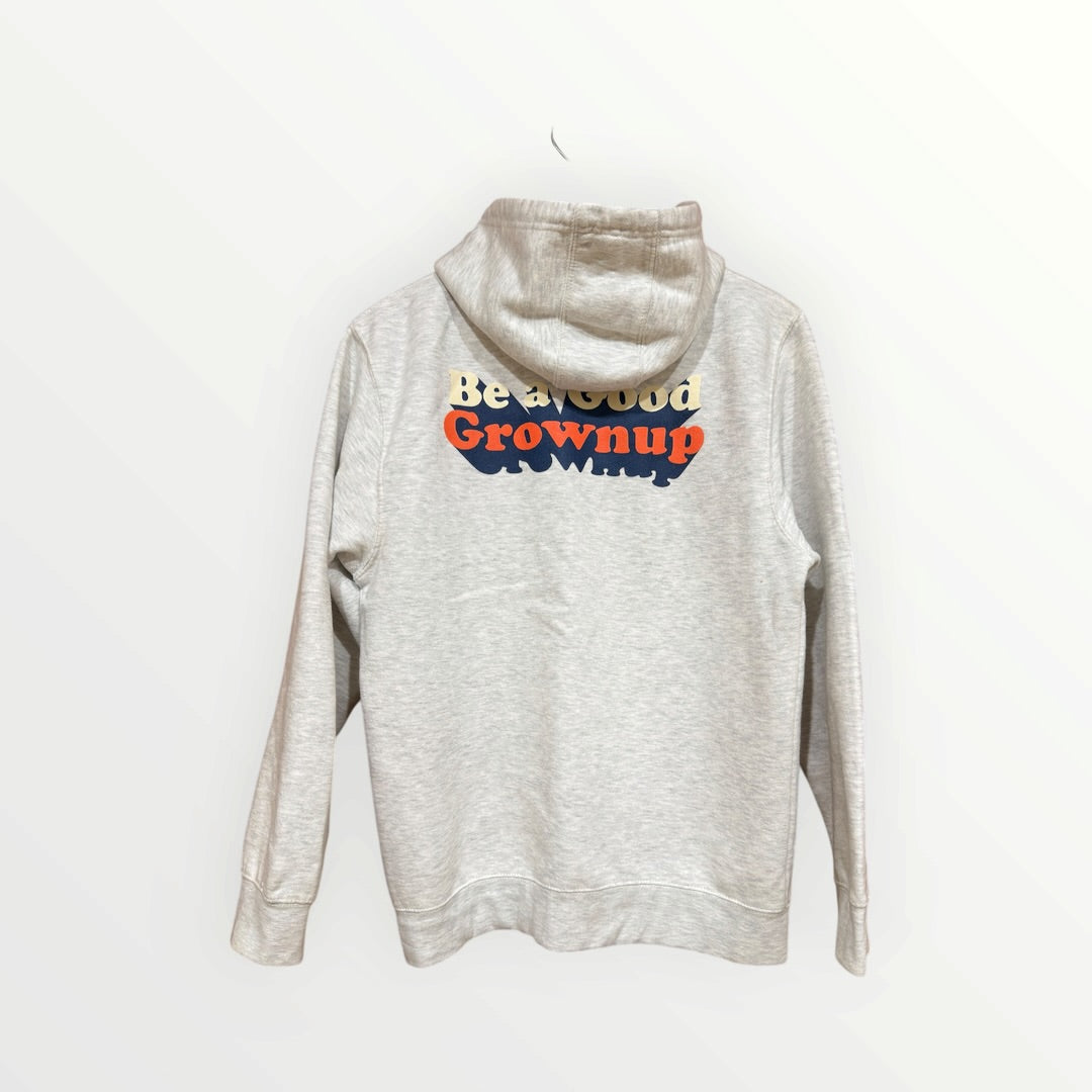 Yes on E Campaign Zip-Up Hoodie Heather Grey, Size: M