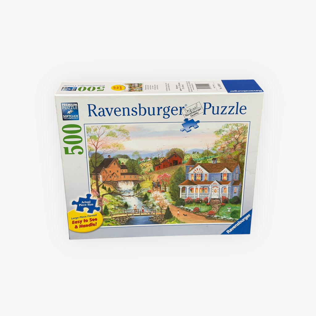 "The Fishing Lesson" Ravensburger 500-piece Puzzle