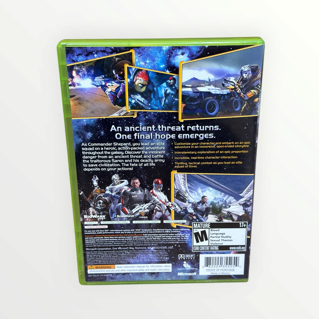 Mass Effect (Microsoft Xbox 360, 2007)