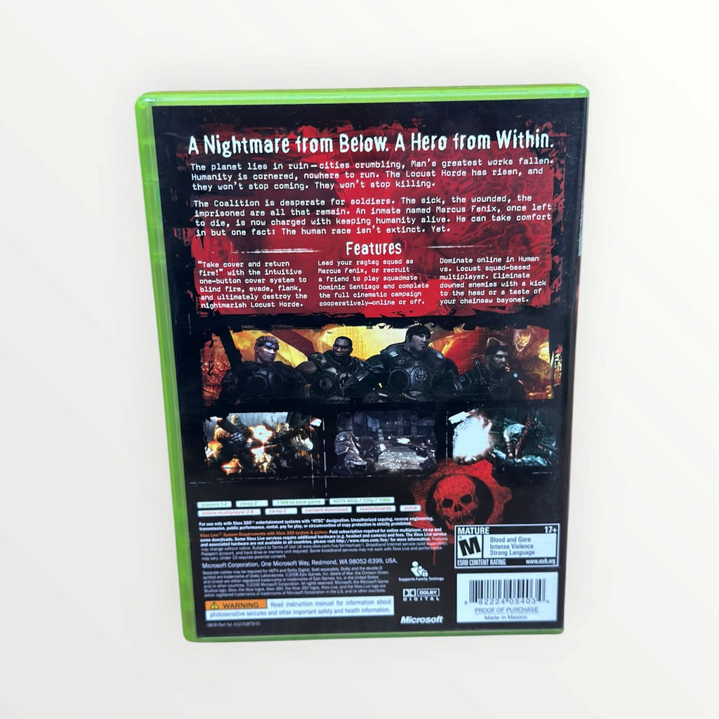 GEARS OF WAR (Microsoft Xbox 360, 2006)
