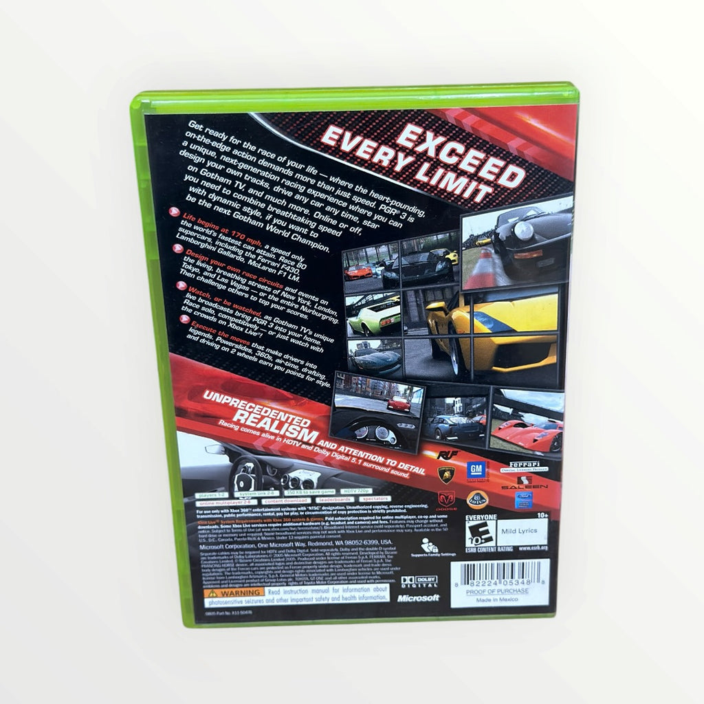 Project Gotham Racing 3 - XBOX 360, 2005
