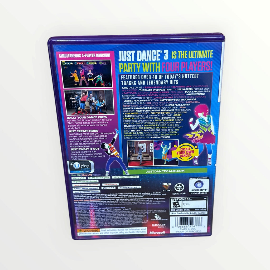 Just Dance 3 (Microsoft Xbox 360, 2011)