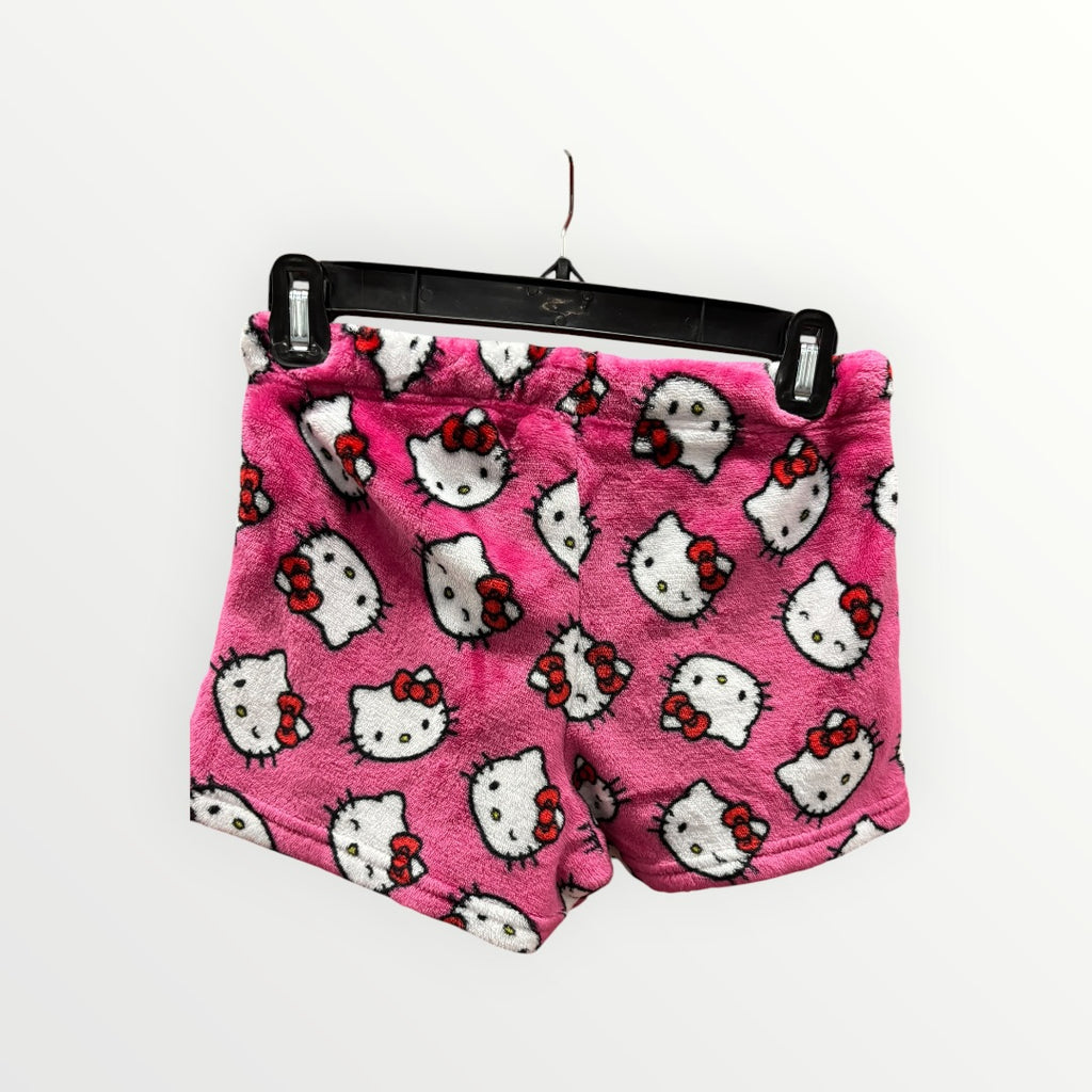 Hello Kitty Sanrio Fuzzy Soft Touch Pajama Shorts Women Size: XS