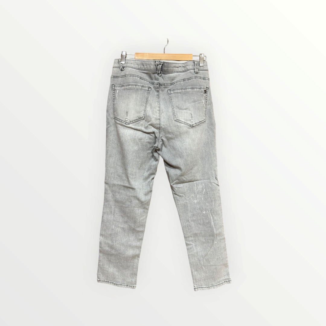 Wit & Wisdom "Ab"Solution Jeans Light Gray Size: 8