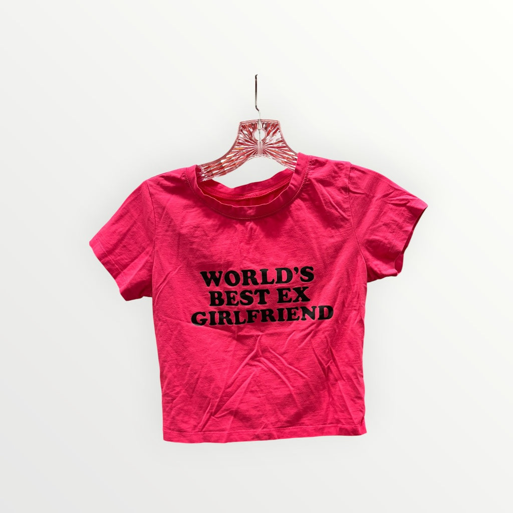 World's Best Ex Girlfriend Cropped T-Shirt Size: S