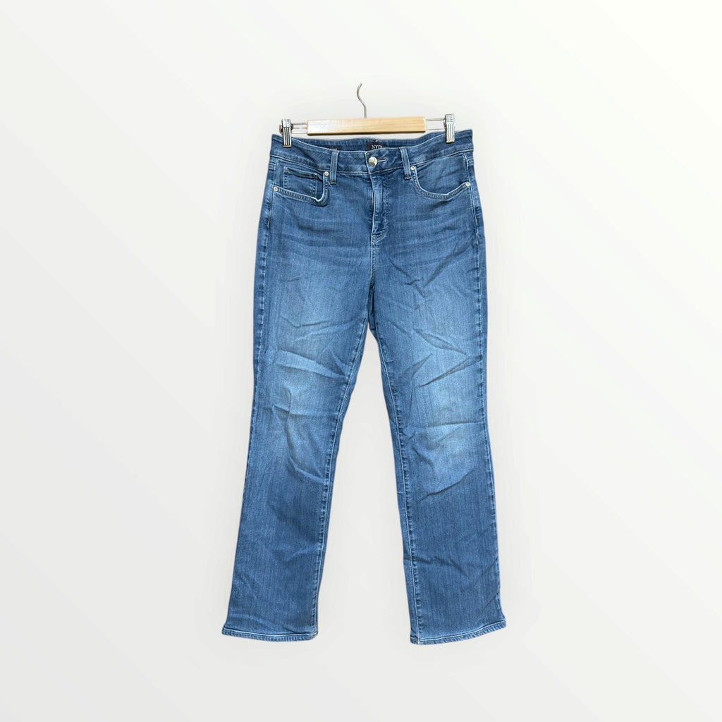 NYDJ Women's Marilyn Straight Sure Stretch® Denim Jeans Elm Size: 10