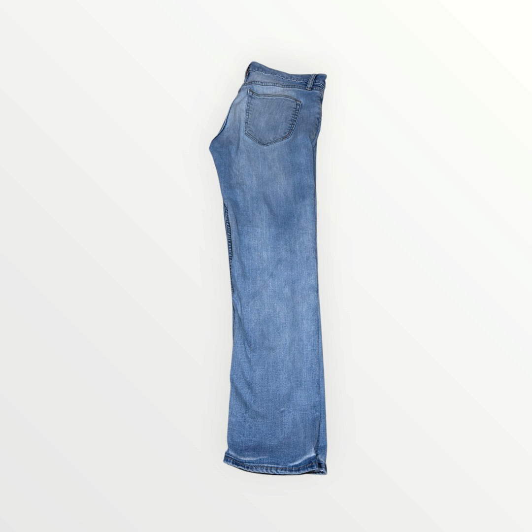 Men's Banana Republic Slim Authentic Denim Jeans Light Wash Size: 33W x 32L