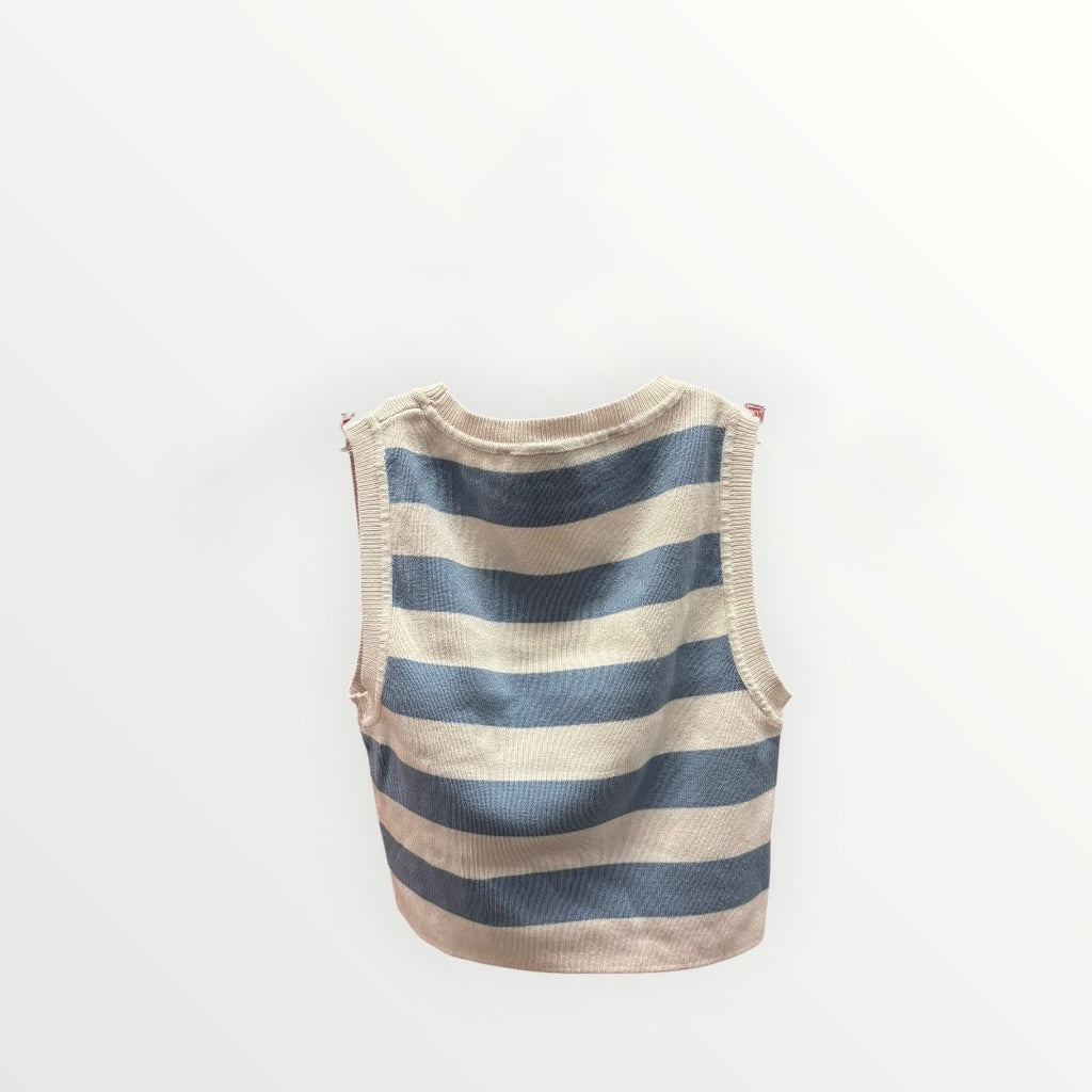 Zara Striped Knit Top Size: S