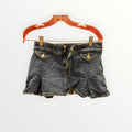 Vintage-inspired American Eagle Outfitters Pleated Denim Mini Skirt Size: 0