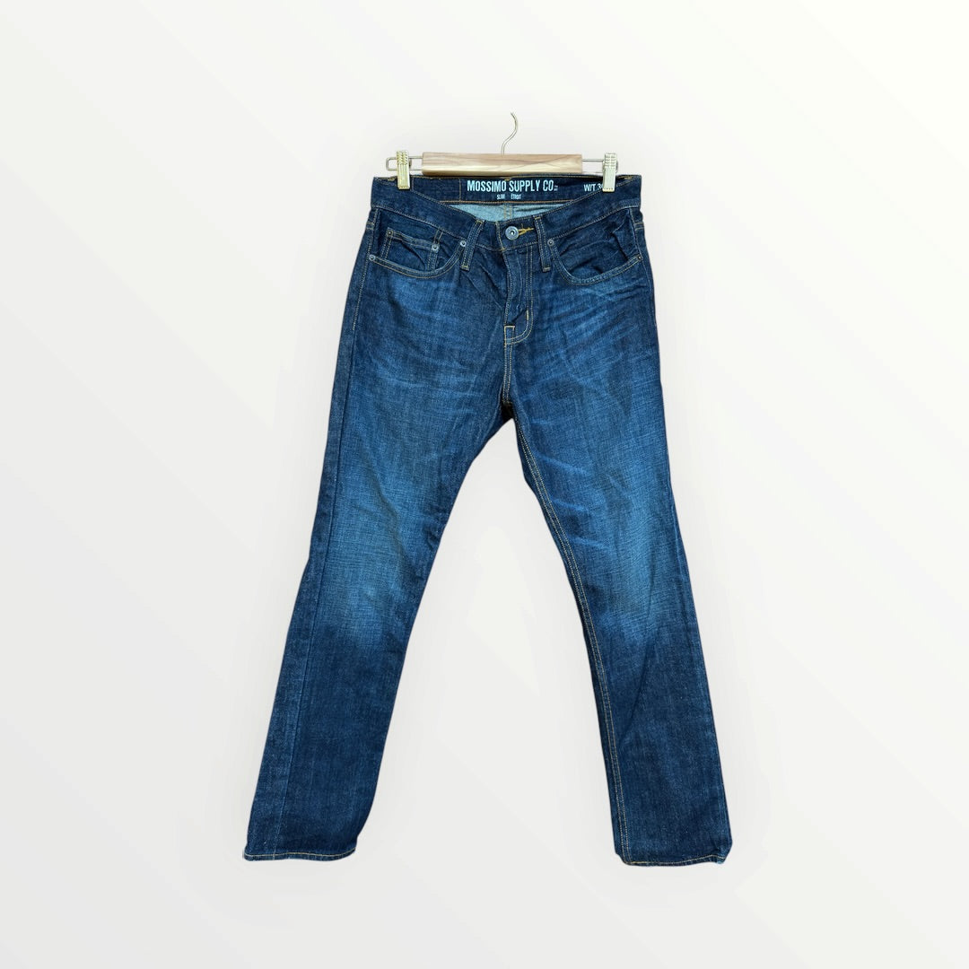 Mossimo Supply Co Jeans Mens 30x30 Slim Straight Medium Wash