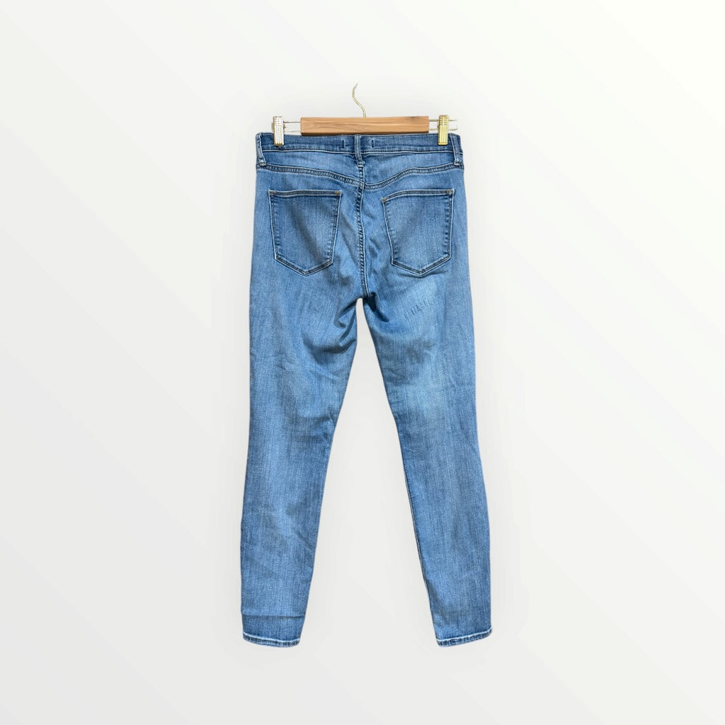Gap1969 Women's Mid Rise True Skinny Light Wash Jeans Size: 28R