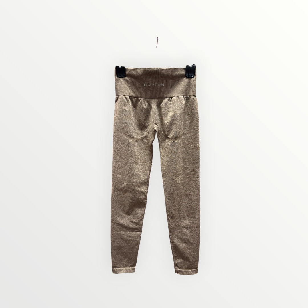 NVGTN High-Waisted Contour Leggings Mocha Brown Size: M