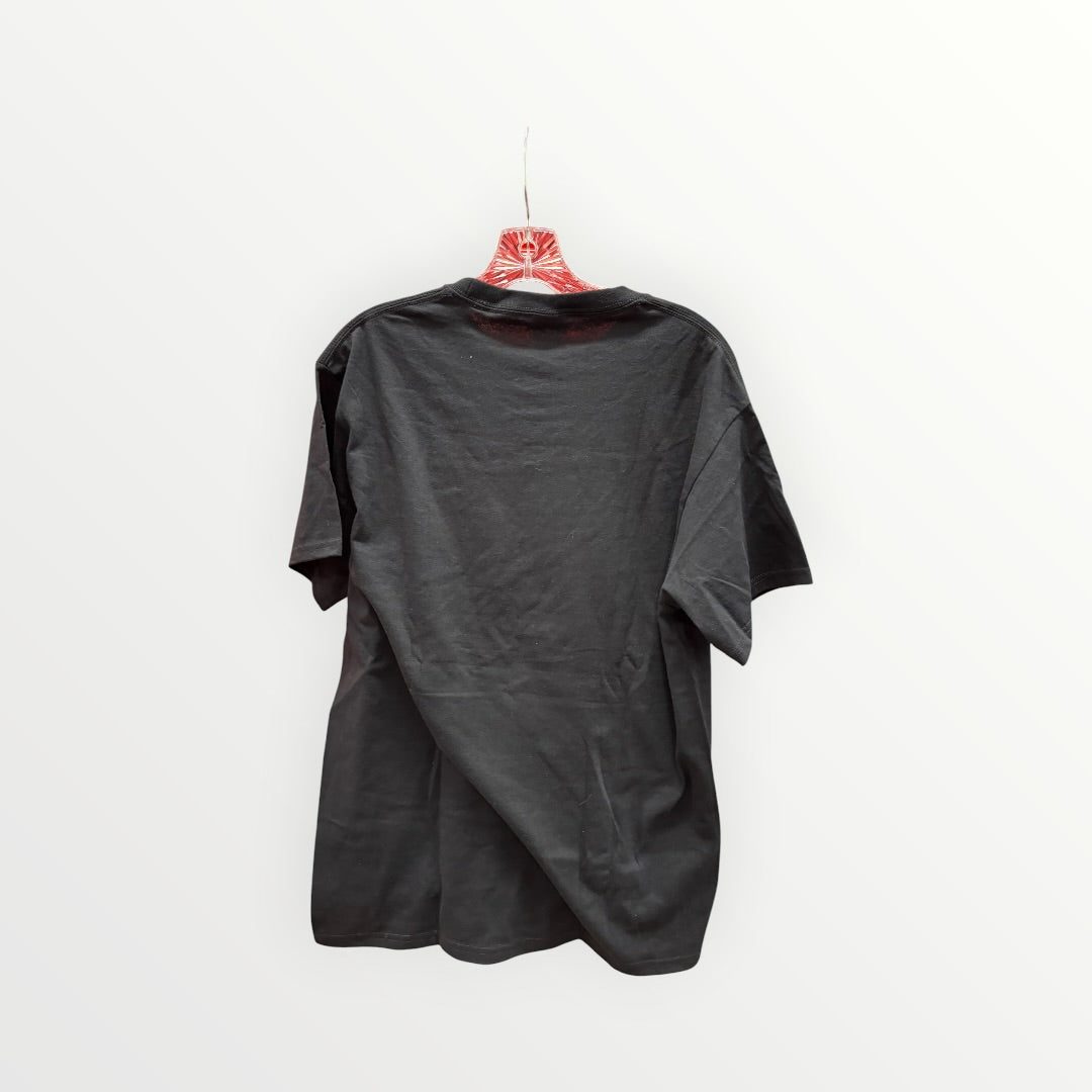 LA Pop Men's Word Art T-Shirt "  Rock Guitar Body Word Art" Size: M