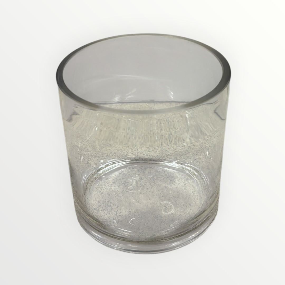 Clear Glass Vase 5" x 5"