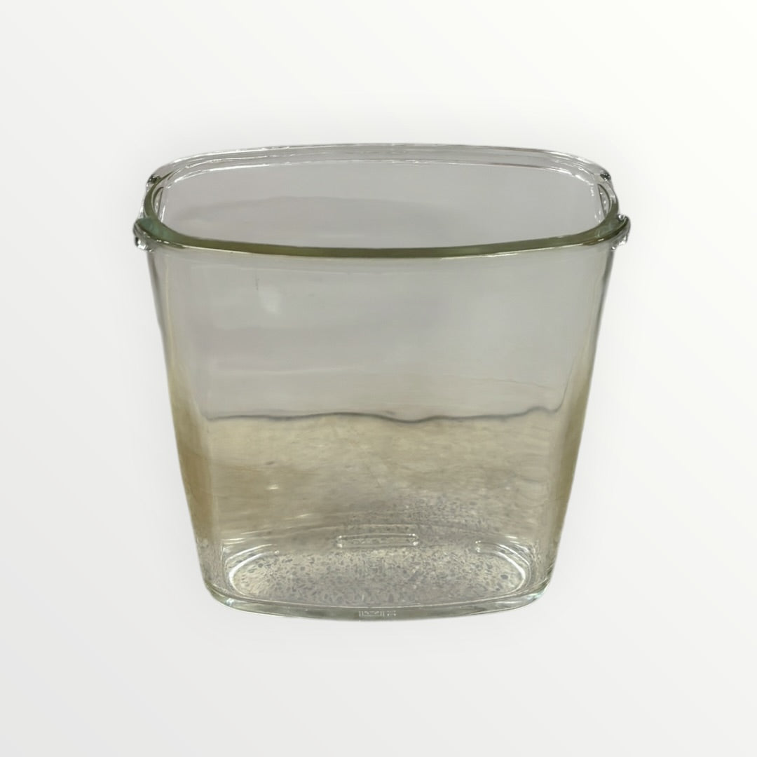 Slim Clear Glass Vase 7"H