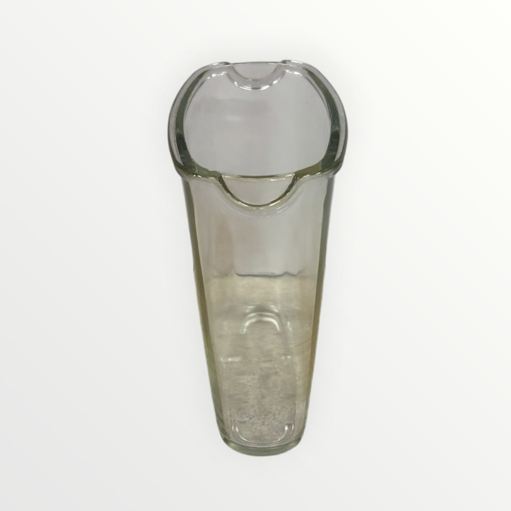 Slim Clear Glass Vase 7"H