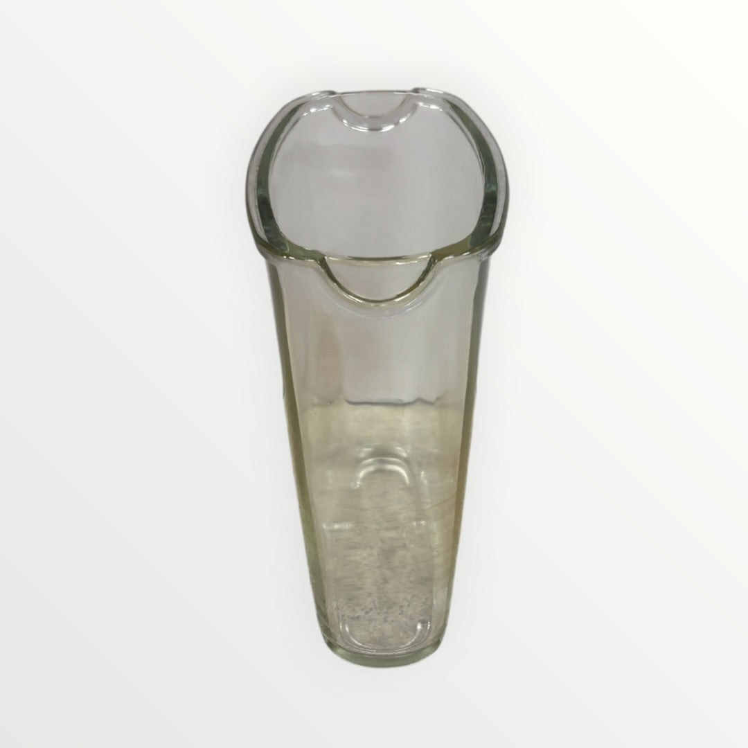 Slim Clear Glass Vase 7"H