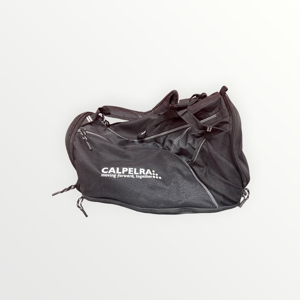 Calpelra Black Travel Carry On Duffel Bag - 18" x 12"