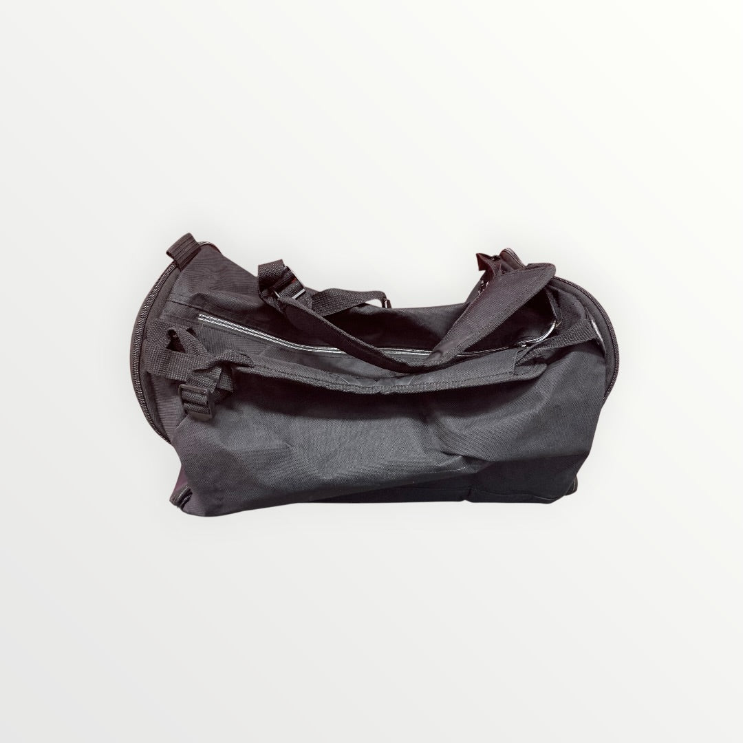 Calpelra Black Travel Carry On Duffel Bag - 18" x 12"