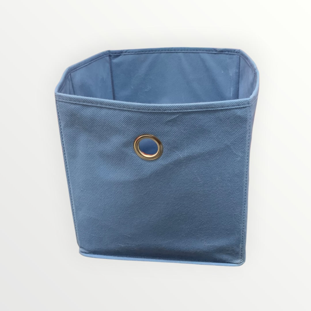 Blue Foldable Container Organizer - 10.5" x 10.5" x 11"