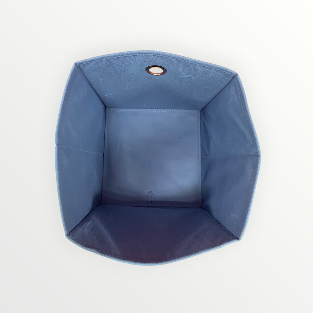Blue Foldable Container Organizer - 10.5" x 10.5" x 11"