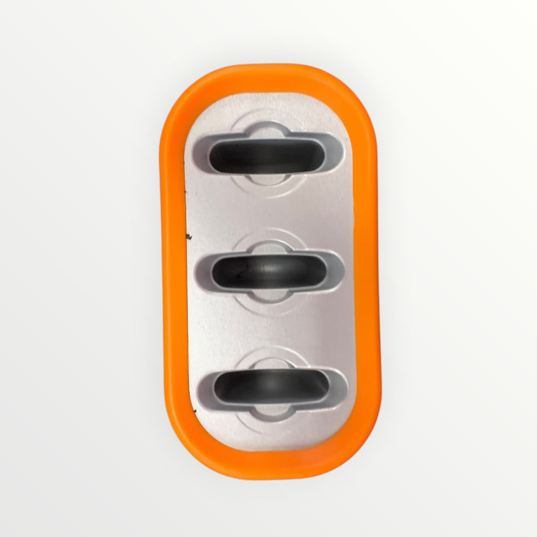 Zoku Triple Quick Ice Pop Maker White and Orange (no handles)