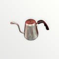 Silver Tea/Hot Water Kettle with Black Handle - Tin