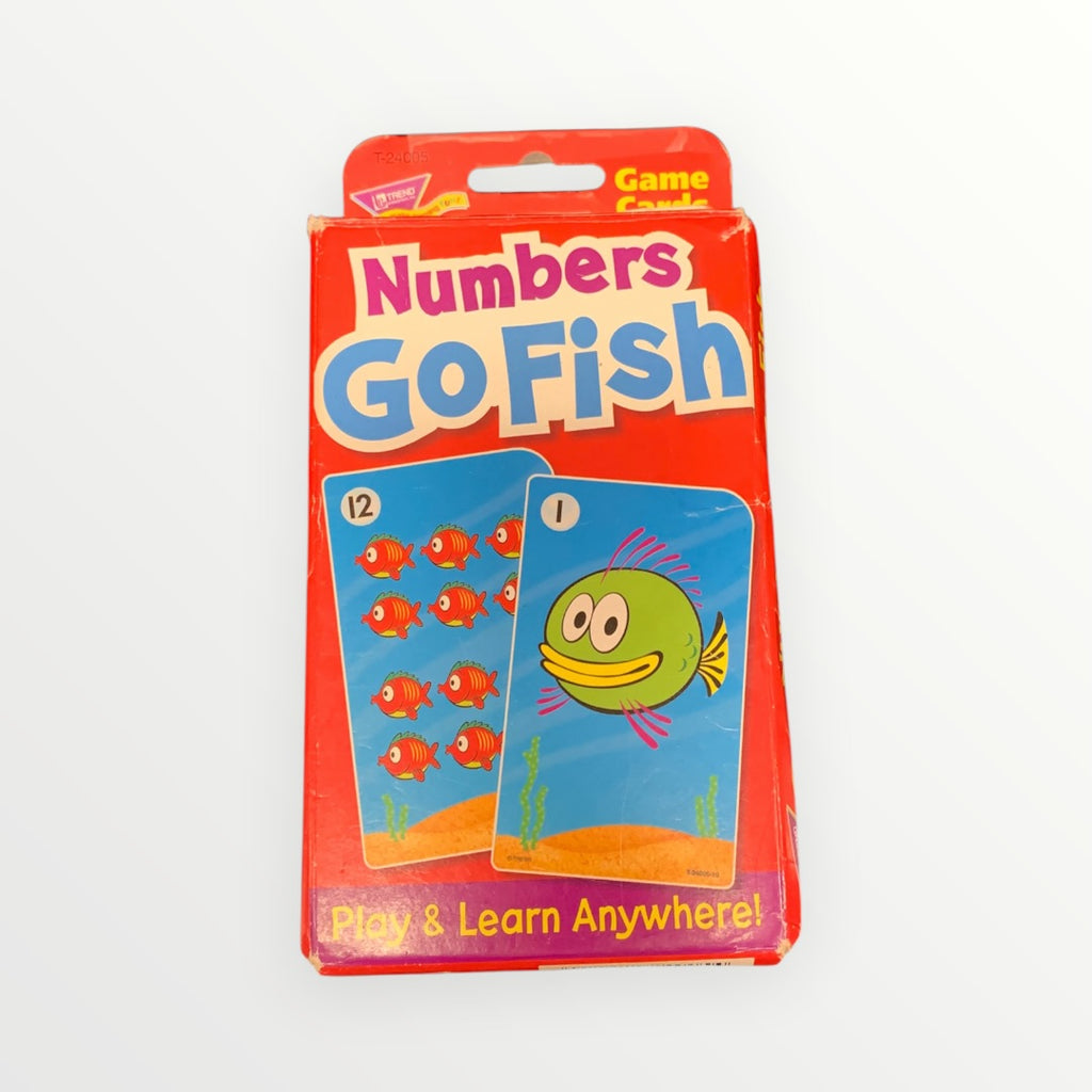 Numbers Go Fish, Play and Learn Anything - Card Game