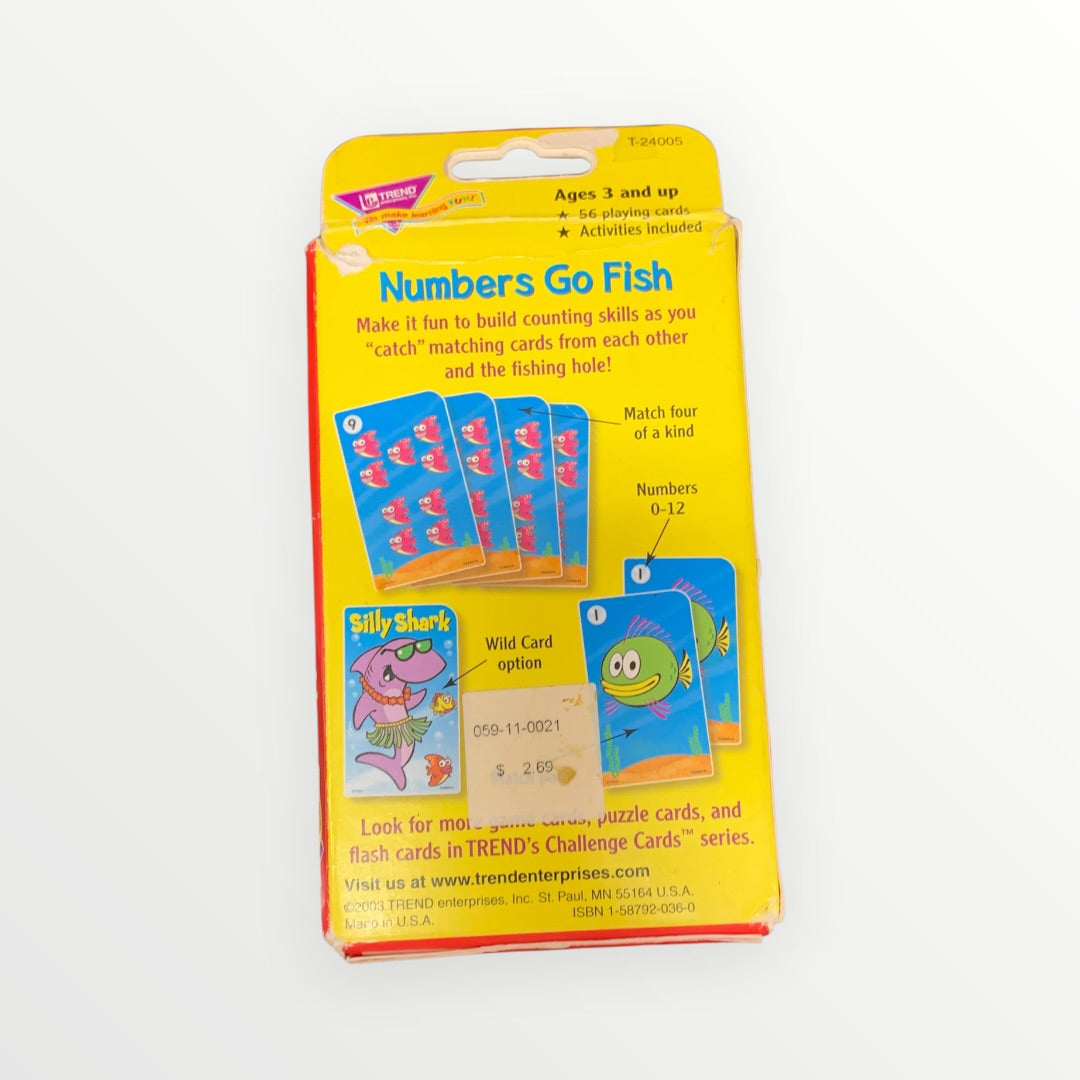 Numbers Go Fish, Play and Learn Anything - Card Game