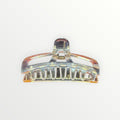 Silver Plastic Hair Clip