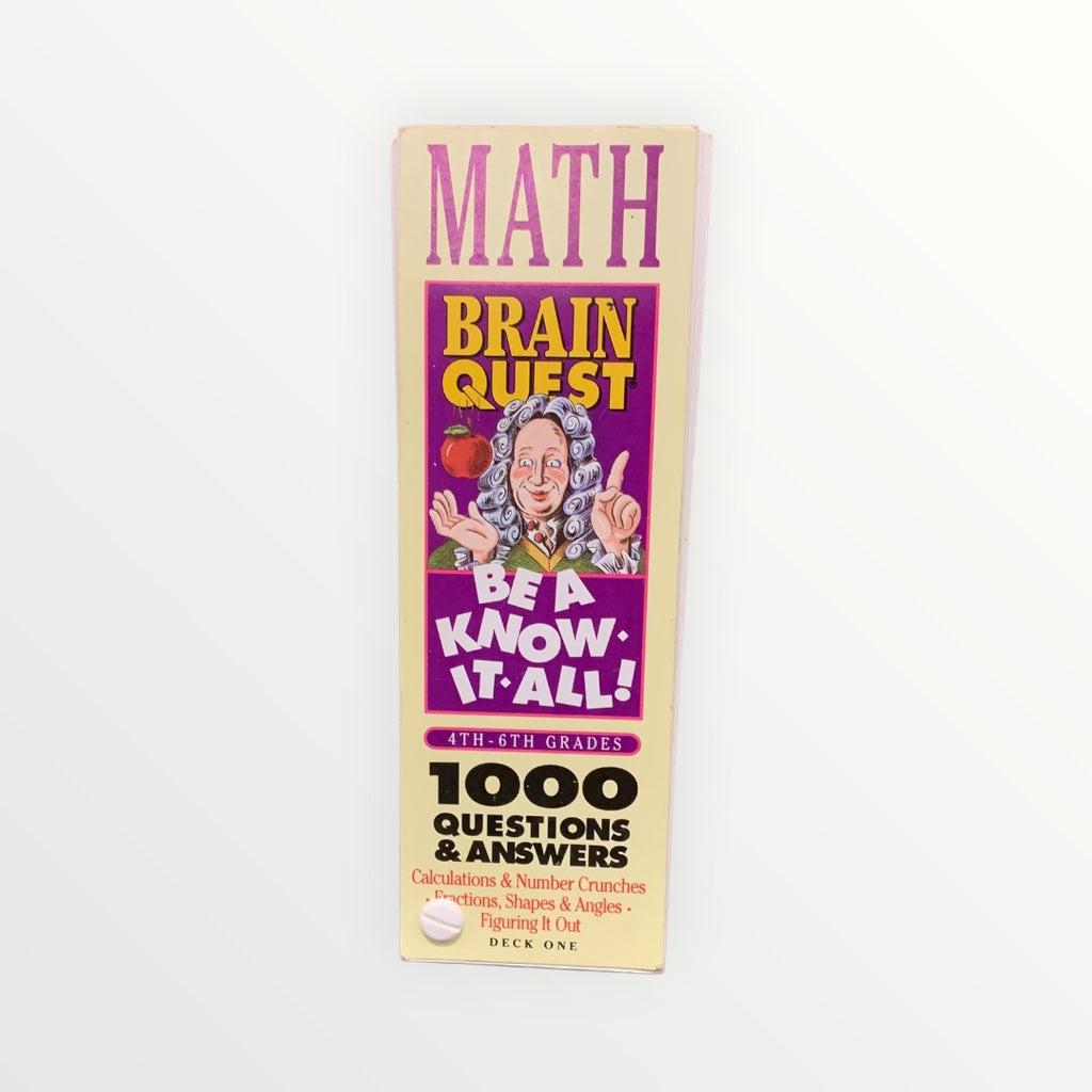 Brain Quest Math 1000 Practice Math Questions and Answers