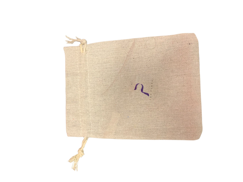 Small Beige "The Plaza" Travel Bag - 6.25" x 4.75"